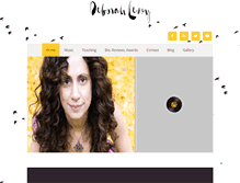 Tablet Screenshot of deborahlevoy.com